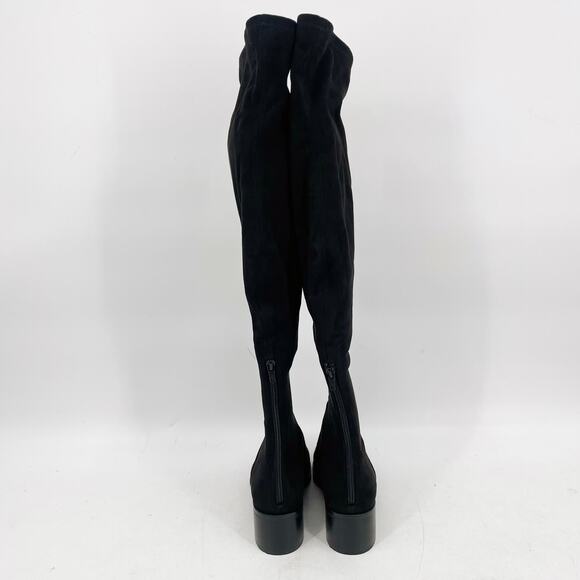 Steve Madden Women's Georgette Over the Knee Boots Size 8 Black Pull On NIB - Picture 11 of 13